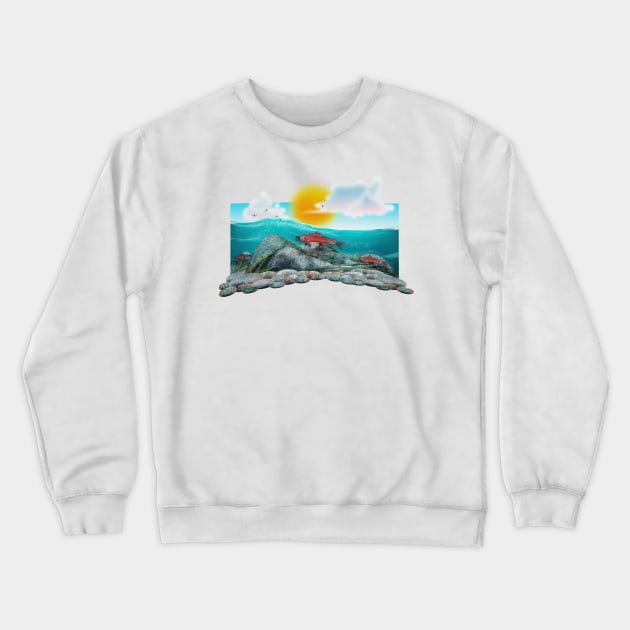 Arctic Char Crewneck Sweatshirt by MikaelJenei